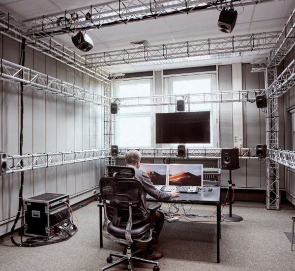Fachhochschule Dortmund: Tonstudio 3D-Raum im Fachbereich Design